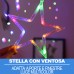 Luce Per Finestra Con Ventosa Porta Addobbi Per Feste Decorazione Stella Multicolore  